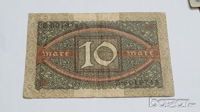 GERMANY 10 MARK  1920, снимка 2 - Нумизматика и бонистика - 21091813