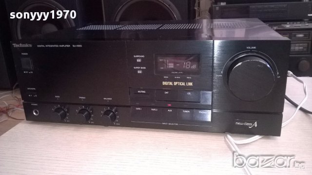 SOLD-Technics su-x955 new class a amplifier-japan/370w/optical-внос швеицария, снимка 3 - Ресийвъри, усилватели, смесителни пултове - 15880501