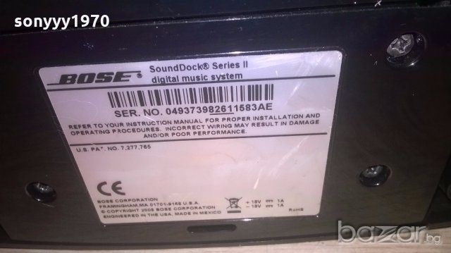 bose sound dock saries ll без адаптор-внос англия, снимка 14 - Ресийвъри, усилватели, смесителни пултове - 19125553
