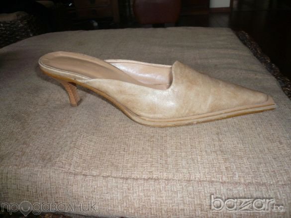 обувки Дамски обувки-чехли от еко кожа, снимка 3 - Чехли - 7439682