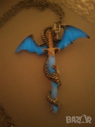 Game Of Thrones Луминисцентно колие светещо в тъмното(синя светлина), снимка 2 - Други - 21502904