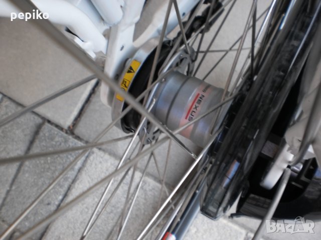 Продавам колела внос от Германия градски алуминиев велосипед BEVERLI 28 цола с 3 скорости SHIMANO NE, снимка 5 - Велосипеди - 23935105