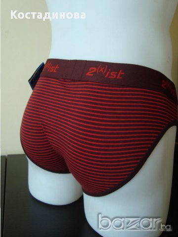 Мъжки памучен слип, цвят бордо, снимка 2 - Бельо - 11270046