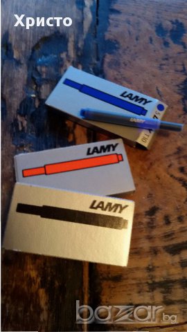 мастило патрончета за писалка Лами LAMY Германия 5 бр, снимка 1 - Други - 18055861