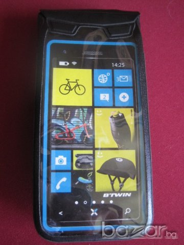 Аксесоар за велосипед, мотор, скутер и др. B'TWIN, кейс, поставка - калъф висок клас защита смартфон