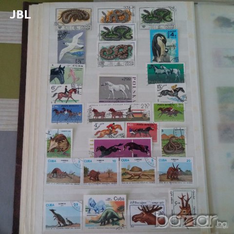 Класьор с пощенски марки филателия 414 броя 16 страници за колекционери , снимка 10 - Филателия - 15131978