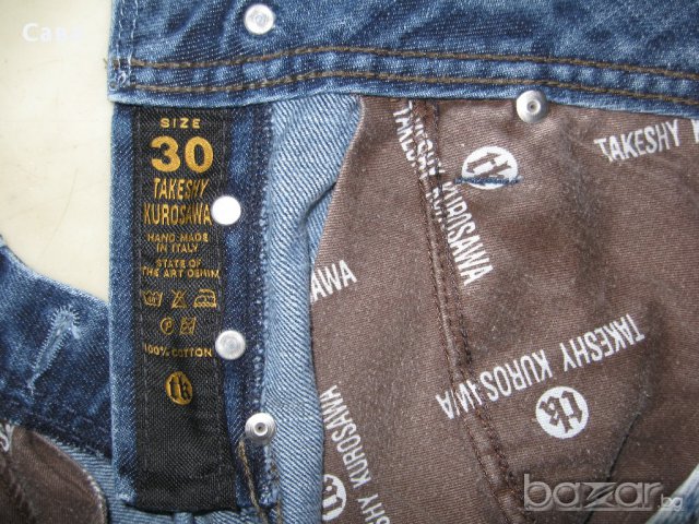 Дънки TAKESHY KUROSAWA  мъжки,размер 30, снимка 4 - Дънки - 17227083
