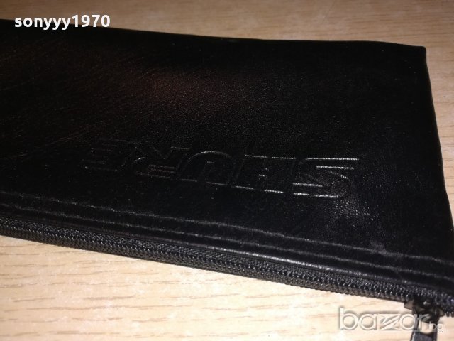 shure-кожен калъф с цип за микрофон-21х10см-нов, снимка 5 - Други - 20608588