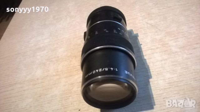 revue-lens made in w.germany-обектив 14см-внос швеицария, снимка 14 - Обективи и филтри - 23859312
