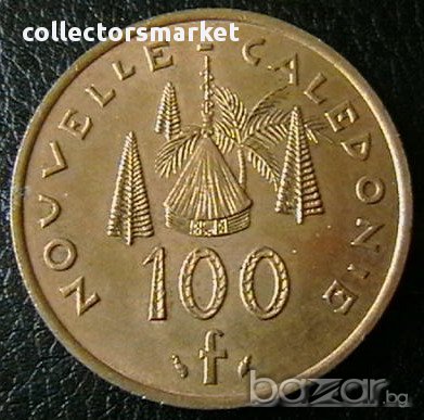 100 франка 1976, Нова Каледония