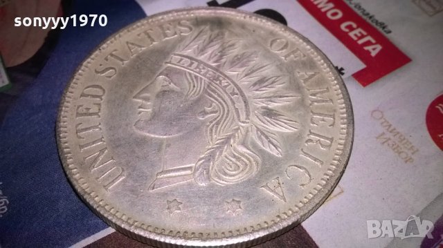 1851 dollar-usa-за колекция-4.5см-внос швеицария, снимка 4 - Колекции - 23540244