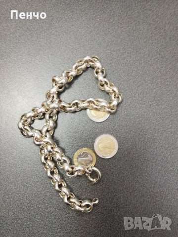 Чисто нов почистен излъскан запазен сребърен ланец с печат 925 масивен синджир 113 грама сребро, снимка 5 - Колиета, медальони, синджири - 21994081