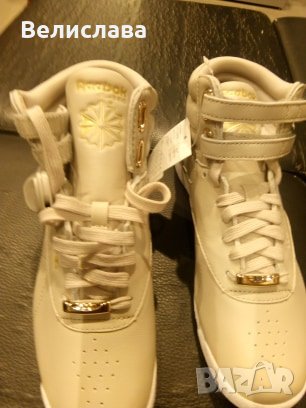 Италиански  високи маратонки Рийбок, снимка 2 - Маратонки - 25920241