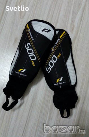 PRO TOUCH Shin Guard Force 500 FS - Black/White/Yellow, снимка 2 - Спортна екипировка - 11639159
