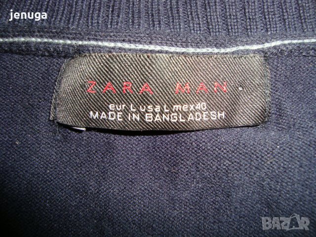 Тънък черен пуловер Zara M, снимка 3 - Блузи - 23892348