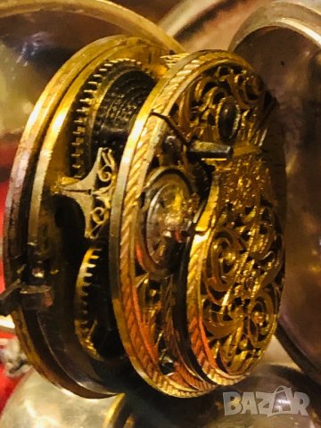 Джобен часовник от големият майстор часовникар през 17-ти век  James Markwick, снимка 4 - Антикварни и старинни предмети - 25398501