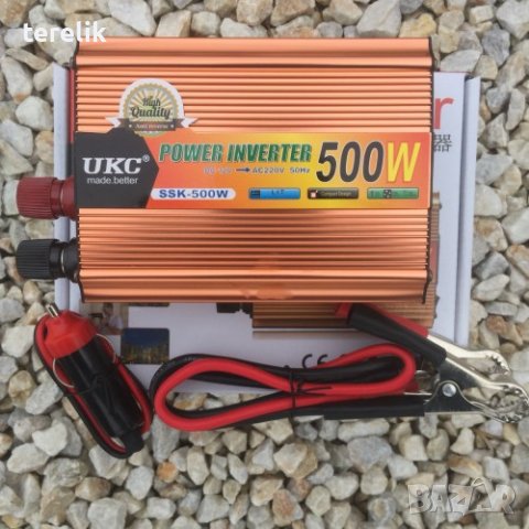 ПРОМОЦИЯ!!! ИНВЕРТОРИ UKC от 300W до 4000W -12V или 24v /220V, снимка 5 - Друга електроника - 25019194