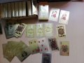 Тесте златни карти за игра с 24 карата златно покритие-пластик, снимка 8