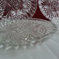 сервиз кристални чинии полски кристал , снимка 12 - Антикварни и старинни предмети - 20064278