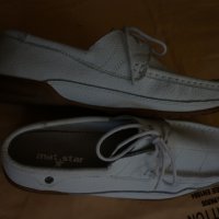 Дамски бели мокасини Мат Стар, снимка 11 - Дамски ежедневни обувки - 19106971