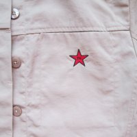 Риза Tommy Hilfiger Vintage телесен цвят, снимка 3 - Ризи - 25382401