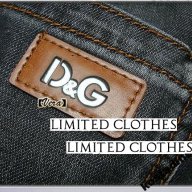 D&G Dolce and Gabbana Grey Leather Plate Мъжки Дънки размер 46 (30), снимка 6 - Дънки - 6470409