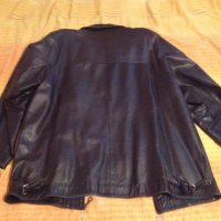 Кожено яке, черно, естествена кожа - размер XL, снимка 3 - Якета - 23860099