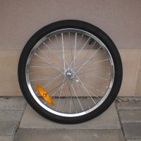 Продавам колела внос от Германия  никелирана капла 20 цола в комплект с вътрешна и външна гуми, снимка 2 - Части за велосипеди - 23821800