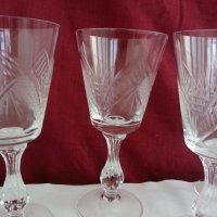  кристални чаши за вино ракия уиски коняк , снимка 17 - Чаши - 20115055