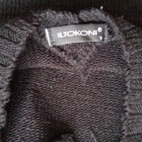 Черен пуловер Iltokoni/S, снимка 3 - Блузи с дълъг ръкав и пуловери - 23861155