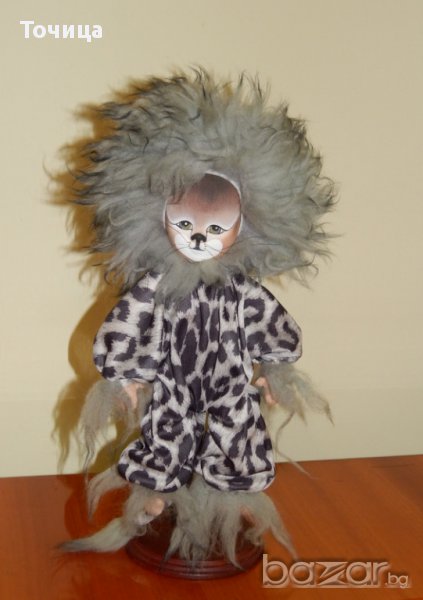 Красива котка /тигър -ръчна изработка, снимка 1