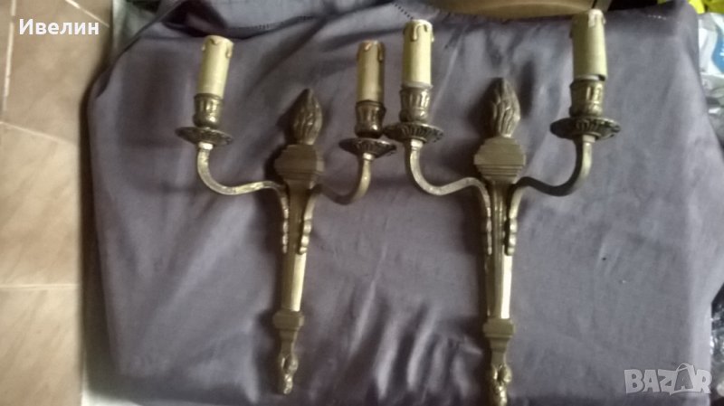 два барокови аплика за стена, снимка 1
