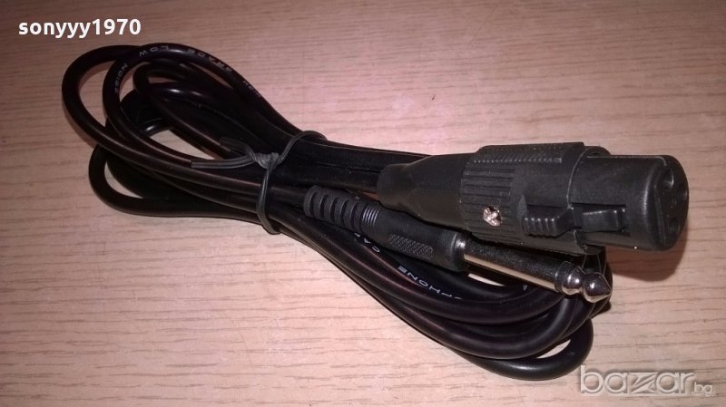 кабел за микрофон-3 метра, снимка 1