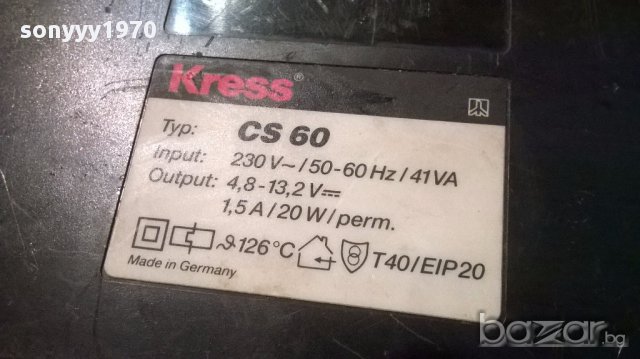 Kress cs60 profi charger-внос швеицария, снимка 11 - Други инструменти - 16006605