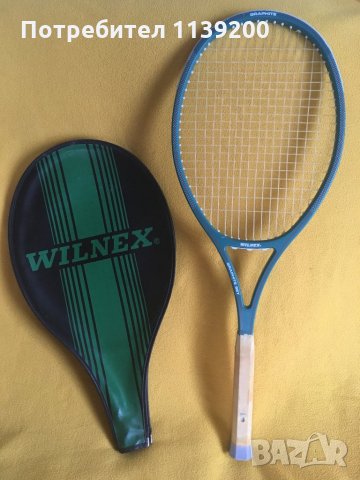 Тенис ракета Wilnex Graphite грип 2, снимка 1 - Тенис - 23317030
