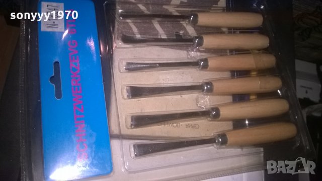 schnitzwerkzevg-6tlg-длета-криви прави обли-различни-6бр, снимка 5 - Други инструменти - 25364347