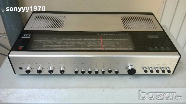 ретро от itt-schaub lorenz-stereo 2000 electronic-made in germany, снимка 7 - Ресийвъри, усилватели, смесителни пултове - 18144980