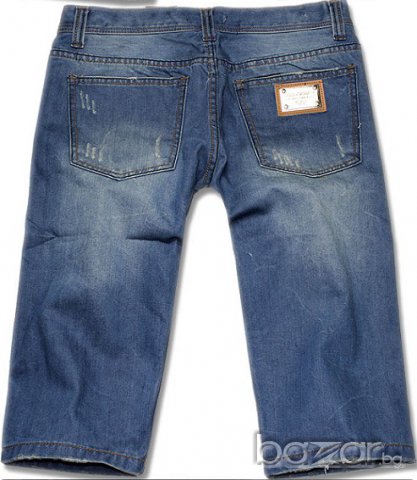 D&G Dolce and Gabbana Large Plate Мъжки Къси Дънки size 48 (32), снимка 3 - Дънки - 6839094