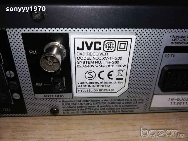 jvc xv-thg30 dvd receiver usb/hdmi/optical in-внос швеицария, снимка 17 - Ресийвъри, усилватели, смесителни пултове - 21306647