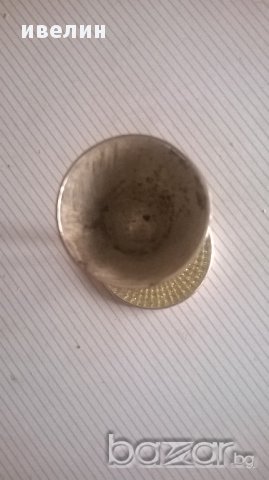 посребрен метален свещник, снимка 2 - Антикварни и старинни предмети - 13912971