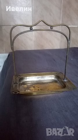 стара поставка,купа арт деко, снимка 3 - Антикварни и старинни предмети - 24064528