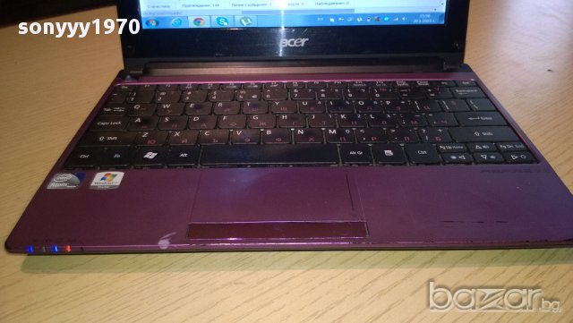 acer-notebook 10.1инча без захранване-за ремонт за части, снимка 5 - Части за лаптопи - 9521595