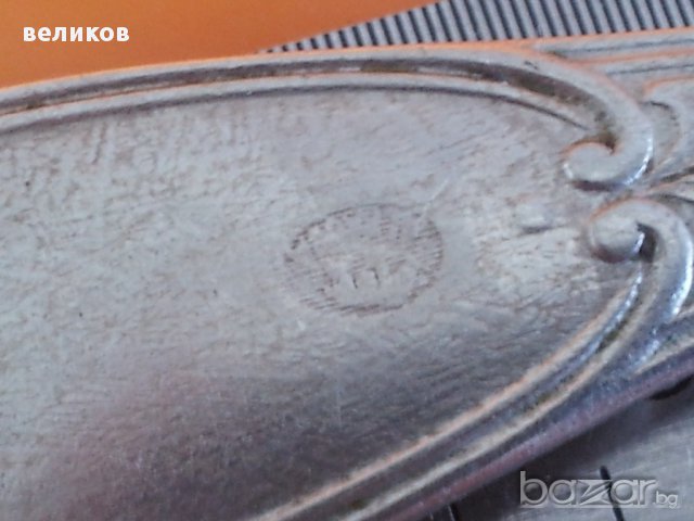 стара чаена лъжичка със щемпел на производителя, снимка 6 - Други ценни предмети - 11395764