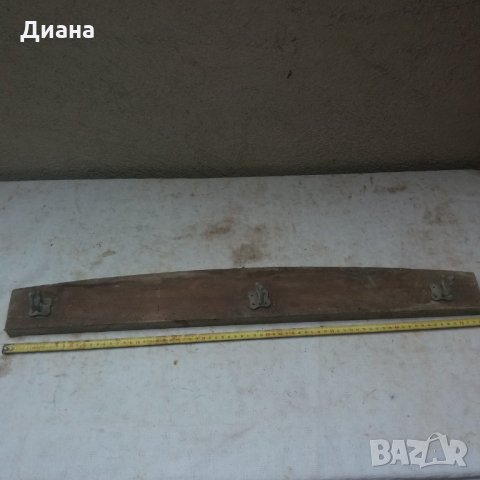 Стара дървена закачалка, снимка 1 - Антикварни и старинни предмети - 24726607