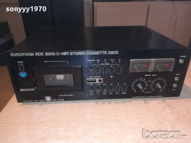 europhon rck2000c hifi deck-за ремонт-внос швеицария, снимка 10 - Декове - 21446551
