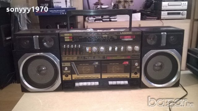 lasonic with disco light-голям двукъсетъчен-АНТИКА, снимка 4 - Ресийвъри, усилватели, смесителни пултове - 19438838