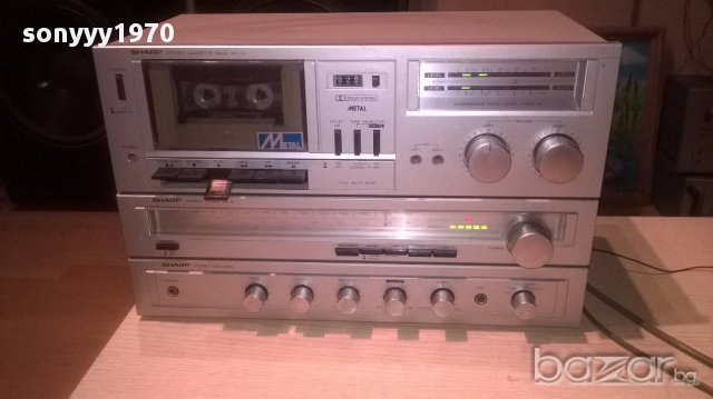 Sharp receiver+sharp deck-made in japan-внос швеицария, снимка 7 - Ресийвъри, усилватели, смесителни пултове - 16320569