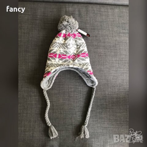 Топла зимна шапка, снимка 3 - Шапки - 23675550