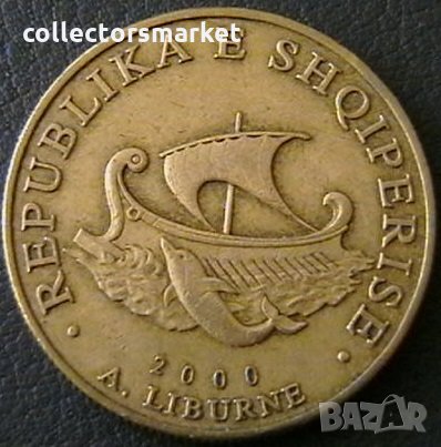 20 леки 2000, Албания, снимка 2 - Нумизматика и бонистика - 21618030
