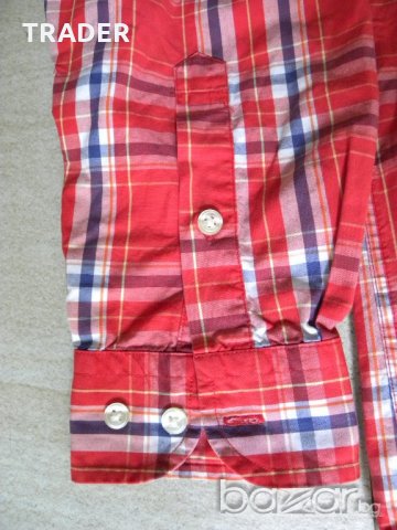 Мъжка риза TOMMY HILFIGER, 100% памук, снимка 5 - Ризи - 18478106